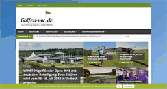 Desktop Screenshot of golfen-mv.de