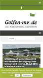 Mobile Screenshot of golfen-mv.de